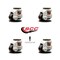 Service Caster Nylon Swivel TS Caster w/1.97" Black Wheel & M12 x 1.75mm x 18mm Stems, 4PK SCC-TSLV20S50-NYR-330-DC-4 - alternate 2
